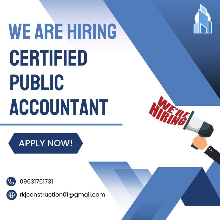 We’re Hiring: Certified Public Accountant (CPA)